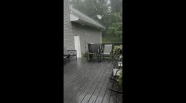 Quarter-size hailstorm pounds rooftops and surroundings in Cedar Rapids, Iowa