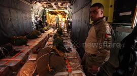 Jordanian Airdrop Aid in Gaza
