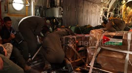 Jordanian Airdrop Aid in Gaza