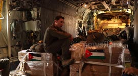Jordanian Airdrop Aid in Gaza
