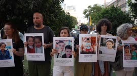 Silent rally in Tel Aviv denounces attacks on children in Gaza