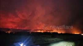 Forest fire rages in northwestern Türkiye, five villages evacuated