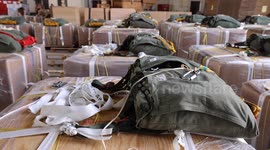 Jordanian Airdrop Aid in Gaza