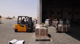 Jordanian Airdrop Aid in Gaza