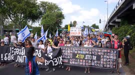 Thousands join nationwide protests in Israel to pressure government on Gaza hostage deal