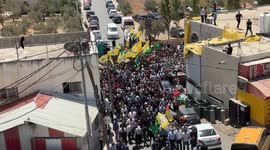Funeral held for Palestinian teen killed by Israeli forces in West Bank