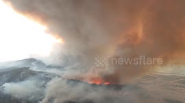Wildfire in northwestern Türkiye enters second day of firefighting efforts