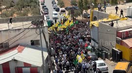 Funeral held for Palestinian teen killed by Israeli forces in West Bank