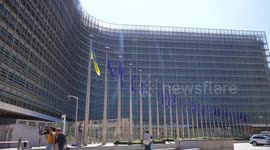 Zelenskyy meets EU’s von der Leyen in Brussels ahead of talks with Trump in Washington