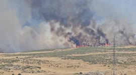 Spain: Wildfire Ragesin Herradón de Pinares, Ávila, Burning Nearly 3,000 Hectares