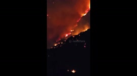 US: Wildfire Breaks Out in Buckley Draw Canyon, Utah