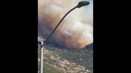 US: Wildfire Breaks Out in Buckley Draw Canyon, Utah 2