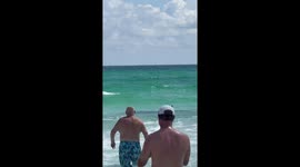 Huge Shark Visits Florida Beach