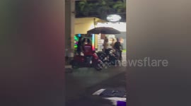 Australian tourist punched by motorcycle riders during row with transgender sex worker