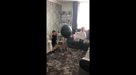 Little girl gets disappointed when gender reveal shows baby brother instead of sister