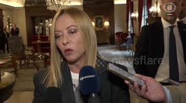 Meloni speaks ahead of Ukraine peace talks in Washington D.C.