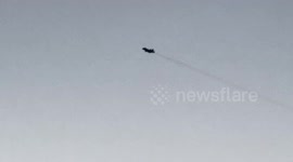 MOMENT - Israeli warplanes strike Gaza’s Zaytun neighborhood