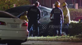 US, Los Angeles: West Covina Driver Rescued From High-Speed Crash