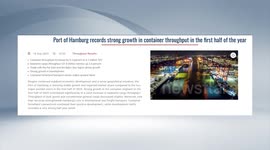 Germany: Hamburg Port records strong container throughput growth in H1 despite decline in US Trade
