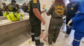 Jealous ex-girlfriend, 19, hurls acid over former partner at shopping centre in Bangkok