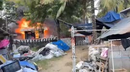 Fire rips through recycling plant in eastern Thailand