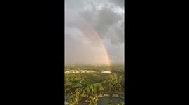 US: Stunning Rainbow Appears Over Florida Sky