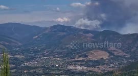 Spain Wildfires: Fire Rages In Seadur