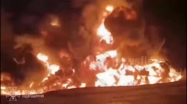 Ukraine says Russian drone strike sparks fire at Odesa energy site