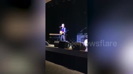 Britain's youngest Elvis tribute act plays at Presley's Graceland home