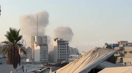 Israeli airstrikes hit Sabra, Zeitoun neighborhoods in northern Gaza