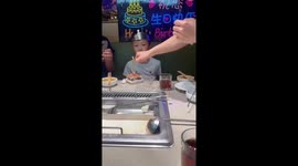 Birthday cake mishap as board falls on child in Hebei, China