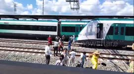 Mexico: Tren Maya Derailment at Izamal Station in Yucatán Peninsula