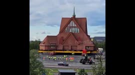 Sweden: Historic Kiruna Church Moved Amid Mining Subsidence Threat