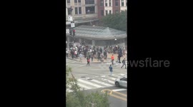 US: ICE seen at Columbia Heights station in Washington, DC