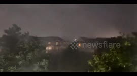 US: Powerful Storm Rages in Saginaw, TX