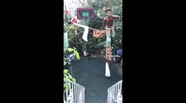 Stilt Dancer Face Plants