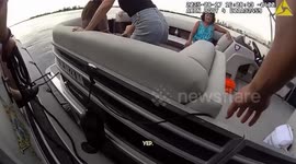 Deputies Tow Stranded Pontoon Boat from Cruise Ship’s Path