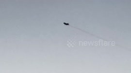 MOMENT - Israeli warplanes strike Gaza’s Zaytun neighborhood