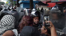 Mexico: Hundreds march in Mexico City to support Palestine