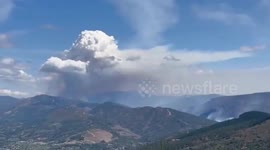 Spain: Wildfire Burns In Seadur