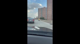 Very Tiny Car Driving in NYC