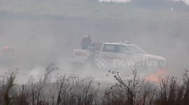Italy: Teams fight to control fast-spreading fire in Italy