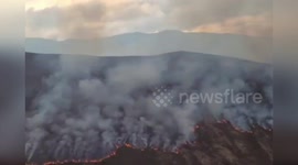 Spain: Massive Wildfire Devastates El Bierzo Mountains In León And Asturias