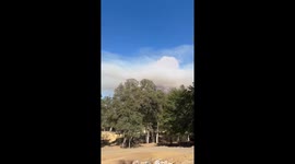 US: Coyote Fire Spreads in El Dorado County, California