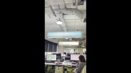 Lights shake as Myanmar earthquake rocks buildings in Bangkok