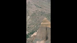 Massive landslide tears through Anjihai Grand Canyon in China