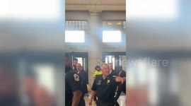 US: US Vice President JD Vance visits DC troops amid protests about federal crime crackdown