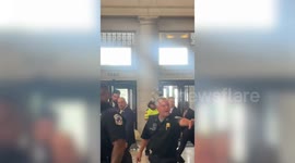 US Vice President JD Vance visits DC troops amid protests about federal crime crackdown