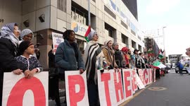 Protestors call on South African Government to halt coal exports to Israel