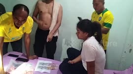Moment police arrest 16-year-old suspected madam in bedroom raid over sex trade